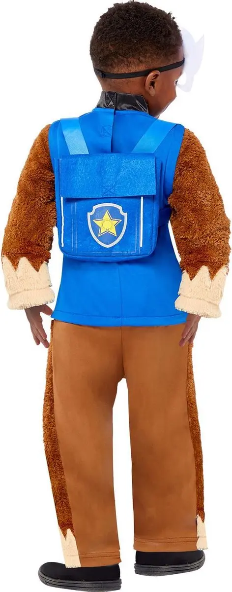 PAW Patrol Chase Verkleedkleding - 4-6 jaar - Bruin/Blauw