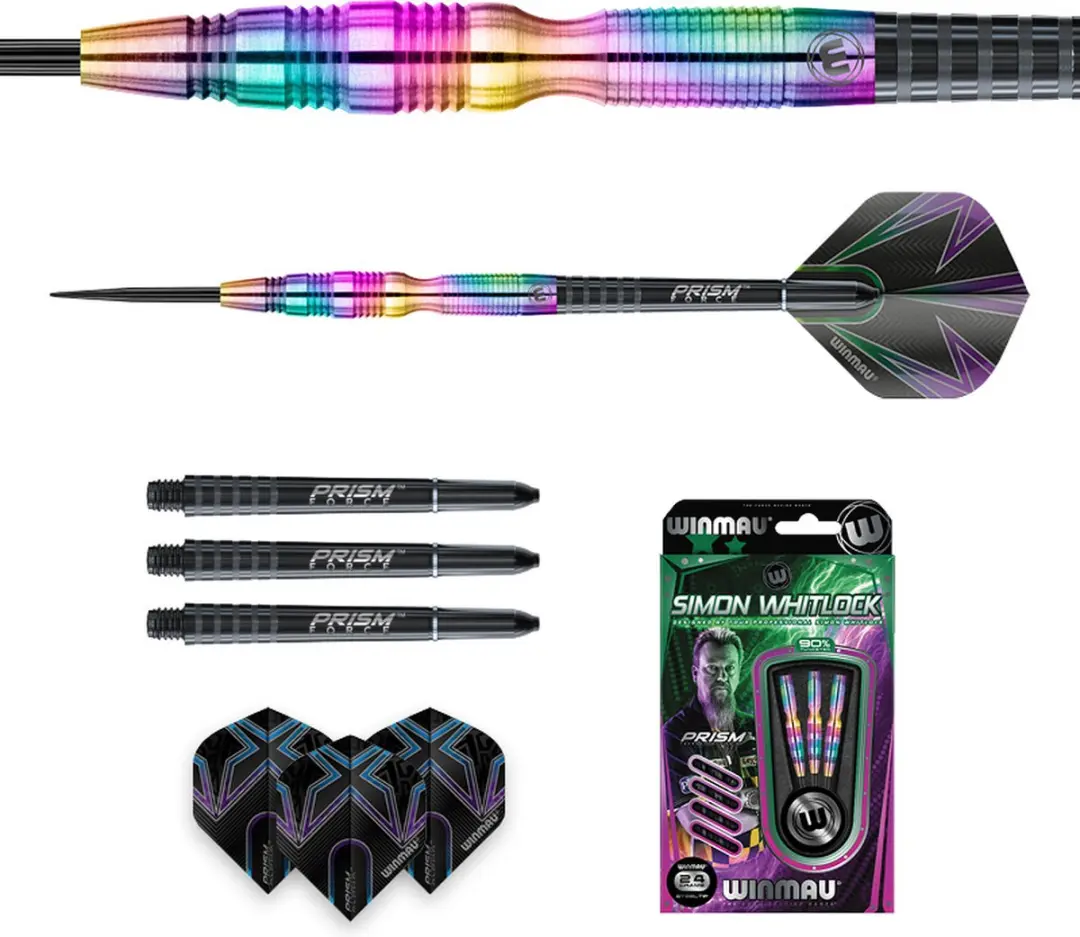 Winmau Simon Whitlock Rainbow Dartpijlen - 3 Stuks