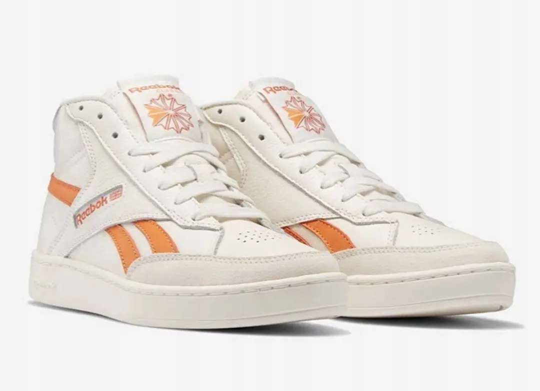 Reebok Club C Sportieve Schoenen Hoog - Wit/Oranje
