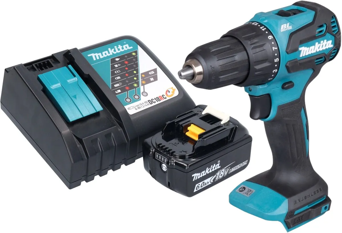 Makita DHP490RG1 Accu Klopboormachine 18V 65Nm