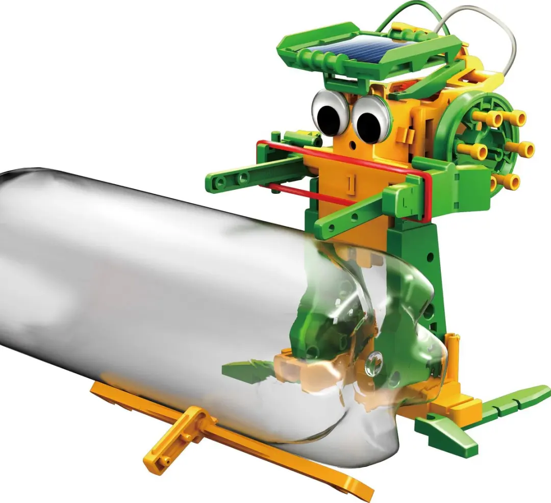 Powerplus Solar Recycler Bouwpakket - STEM Speelgoed - Groen/Geel - afbeelding 6 van 6