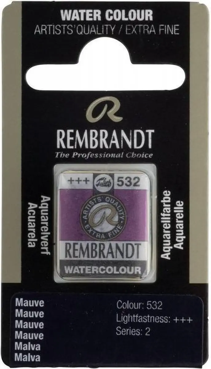 Rembrandt Watercolor Napje Mauve 532