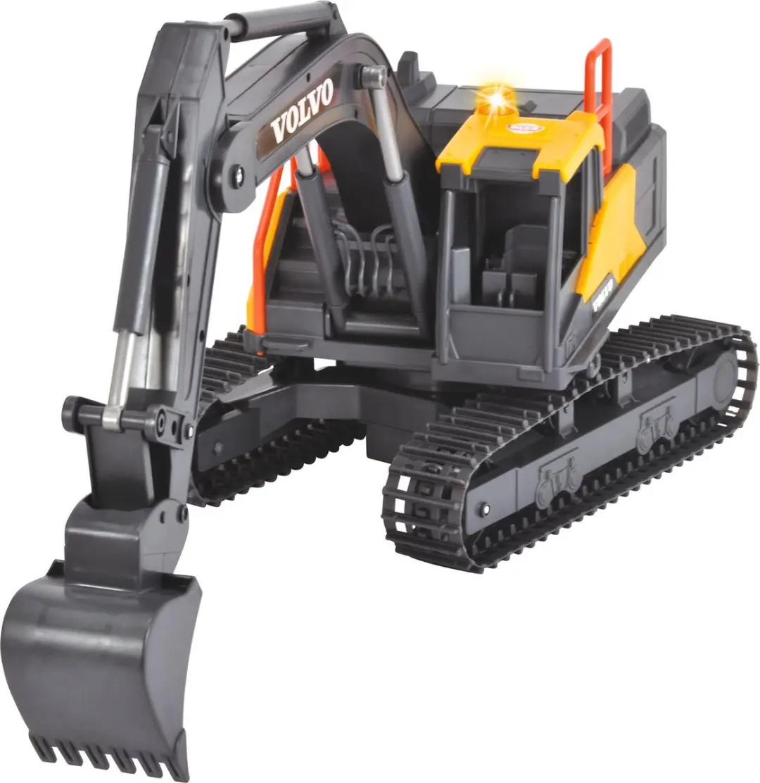 Dickie Toys RC Volvo Graafmachine 203729018 - Geel