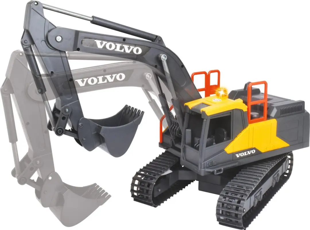 Dickie Toys RC Volvo Graafmachine 203729018 - Geel