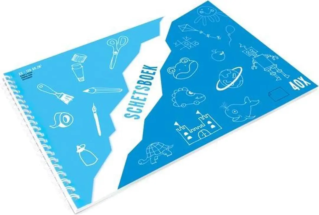 Kangaro K-5918108 Schetsboek A3 40 Vel 120gr Wit