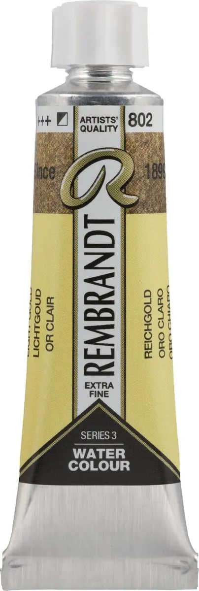 Rembrandt Aquarelverf Tube Lichtgoud 802