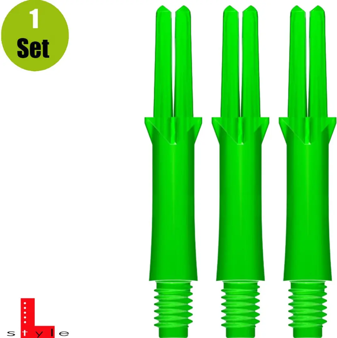 L-Style L-Shaft Locked Straight Dart Shafts SL1052 - 3 Stuks - Groen