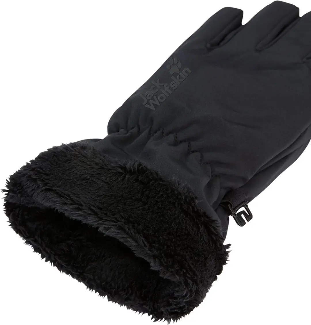 Jack Wolfskin Highloft Handschoenen Dames - Zwart - Maat L