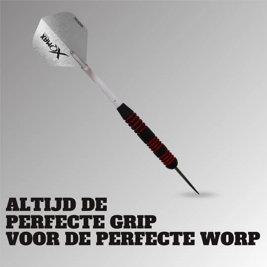 XQMax XQRUB23 Dartset - 27 Stuks - Zwart/Rood