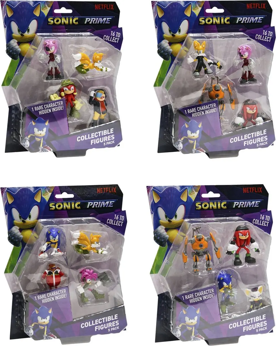 PMI Sonic Prime Collectible Figures Deluxe Box