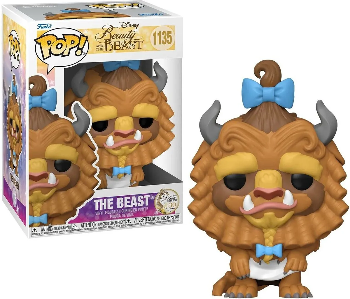 Disney Funko POP! Movies Beast With Curls Verzamelfiguur - 9cm - Multicolours - afbeelding 6 van 6