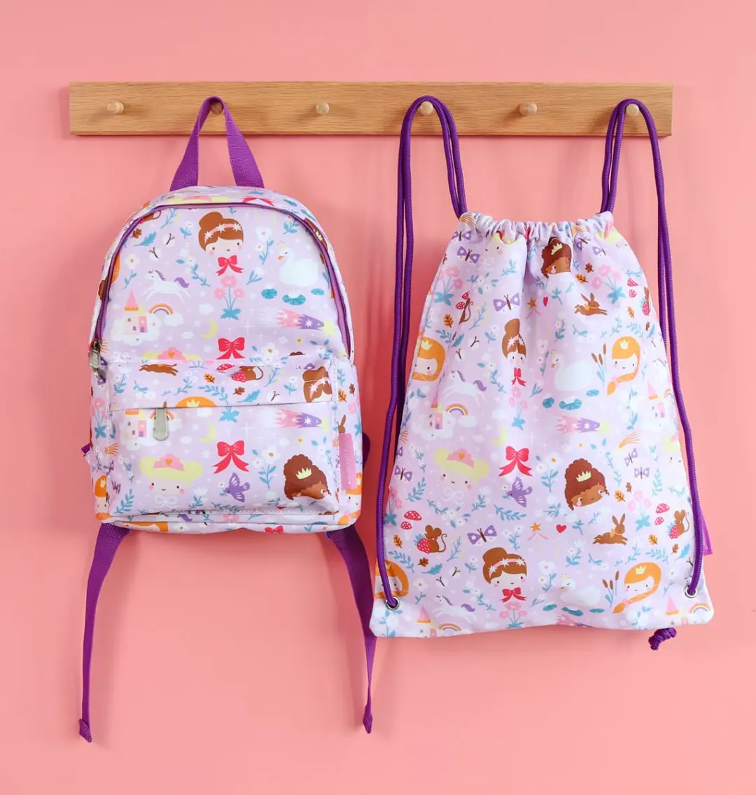 A Little Lovely Company Gymtas M - 5L - Prinsessen