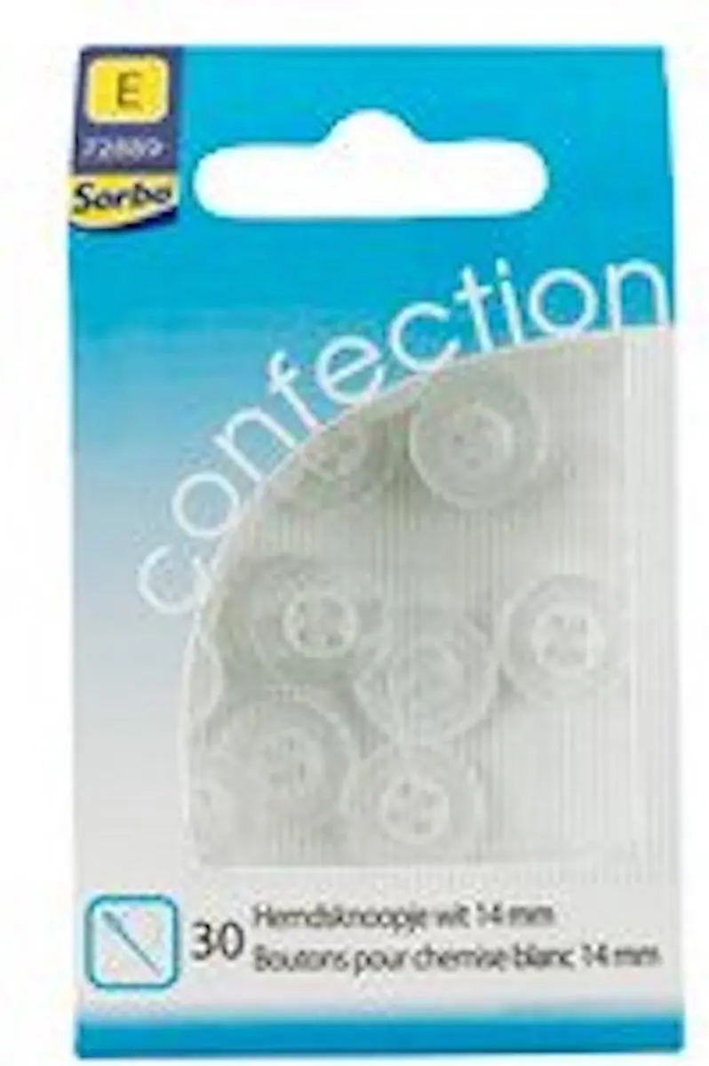 Sorbo Overhemdknoopjes 14mm