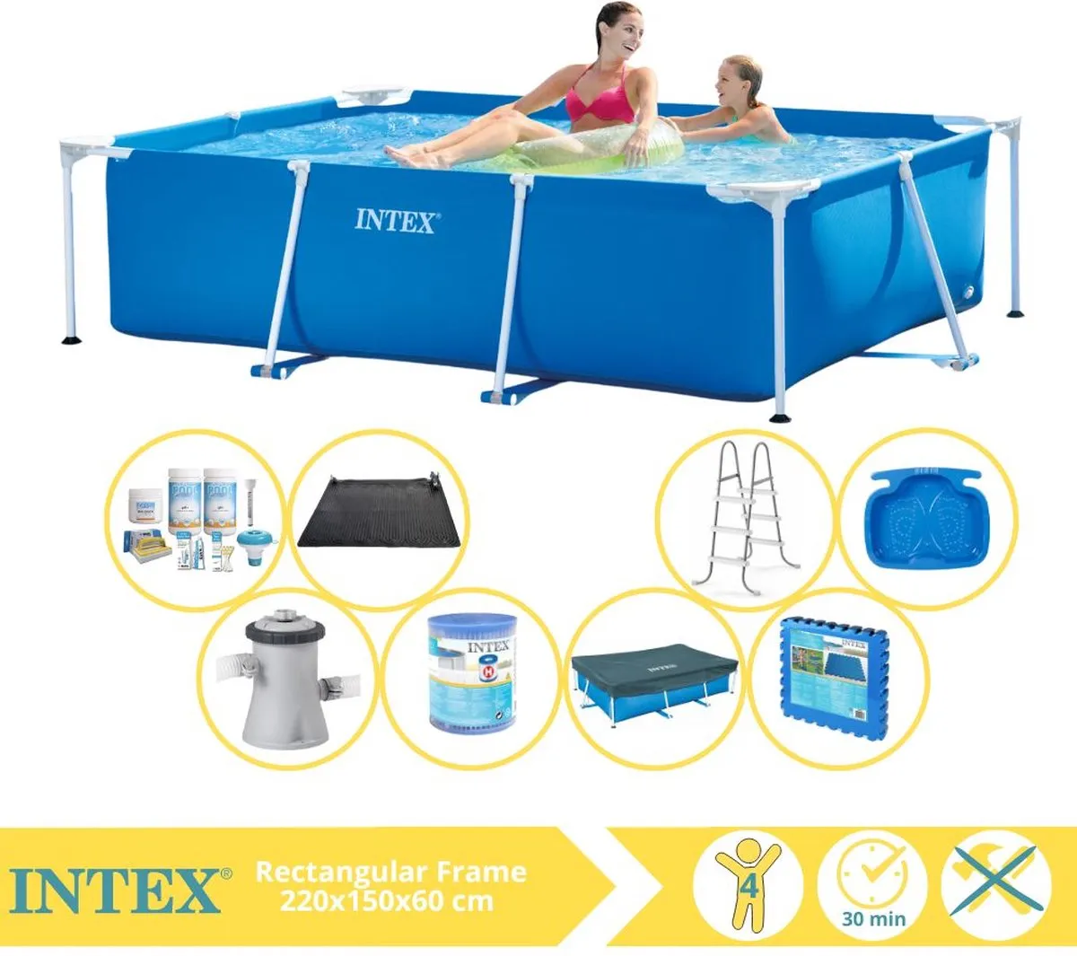 Intex 28270NP Opzetzwembad 220x150x60cm