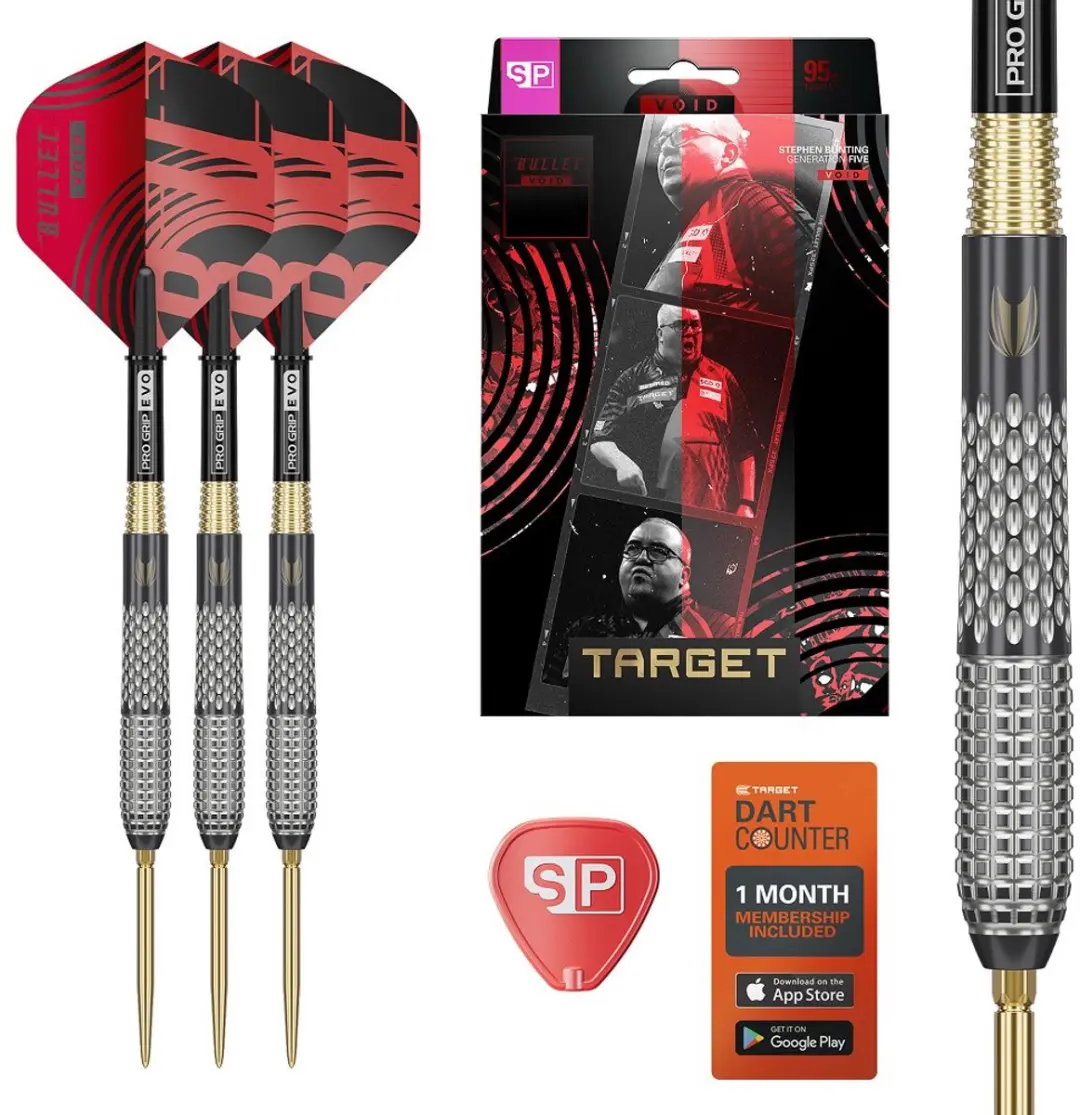 Target Stephen Bunting G5 Void Swiss Point Dartpijlen 3 Stuks