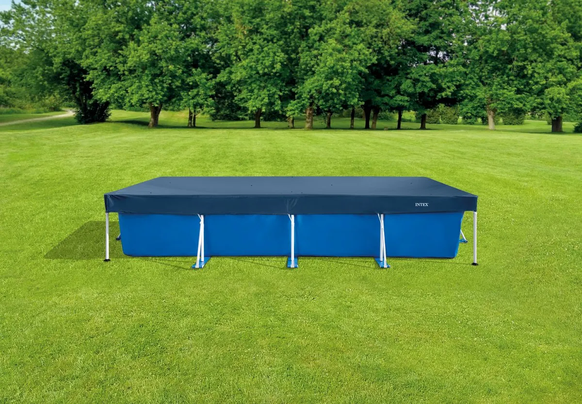 Intex Zwembad Afdekzeil 450x220cm - Blauw