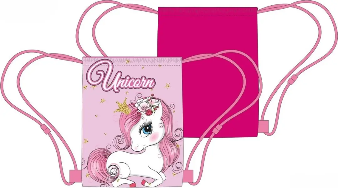 Unicorn Princess Gymtas Zwemtas 40cm - Roze