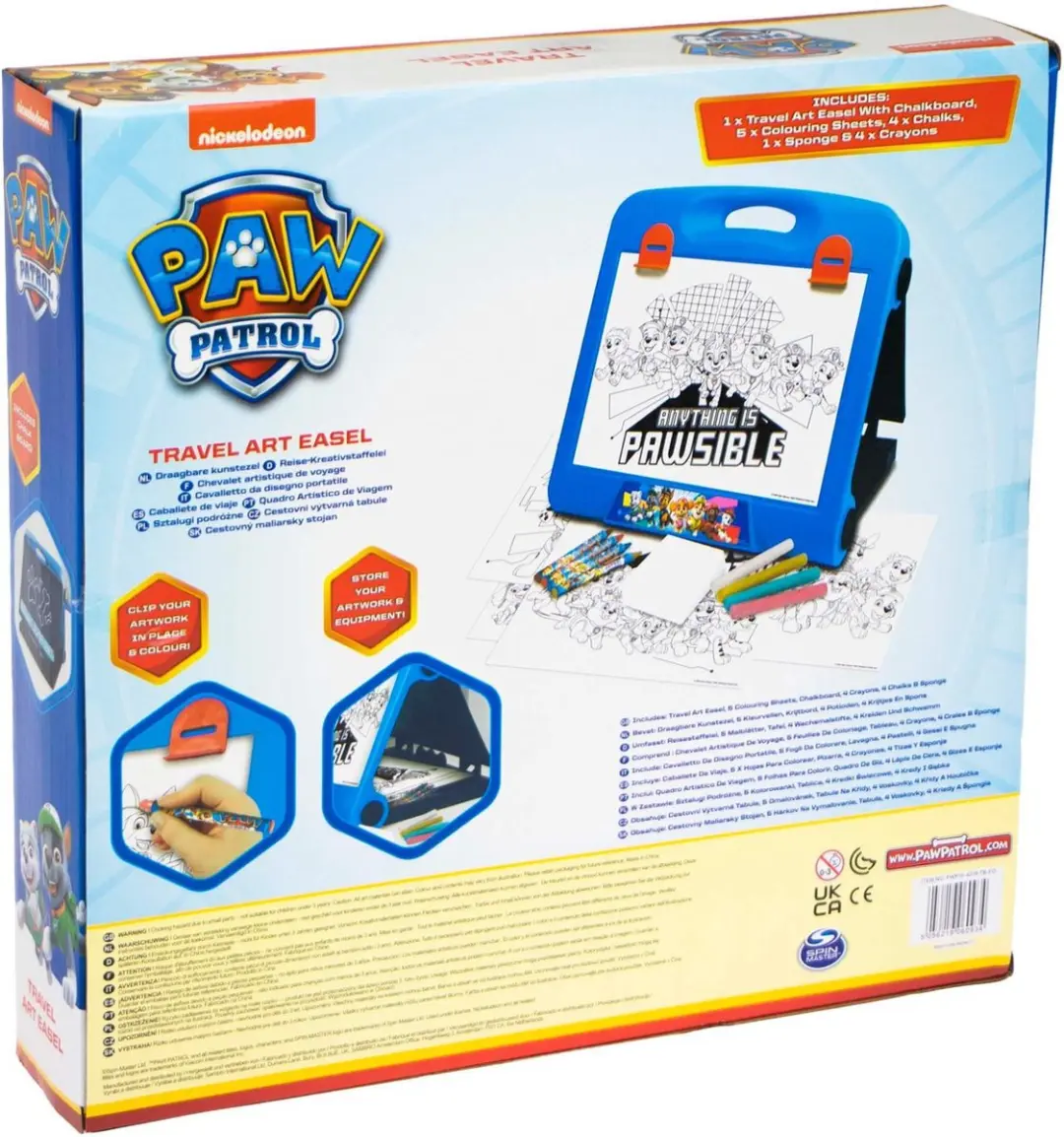 PAW Patrol Dubbelzijdige Staande Ezels - Blauw