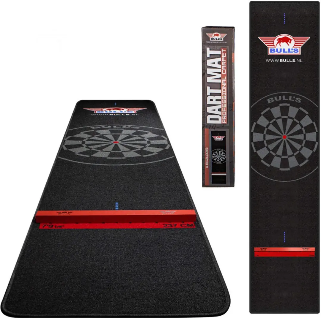 Bulls Carpet Dartmat BU67836 - 300x60cm - Rood