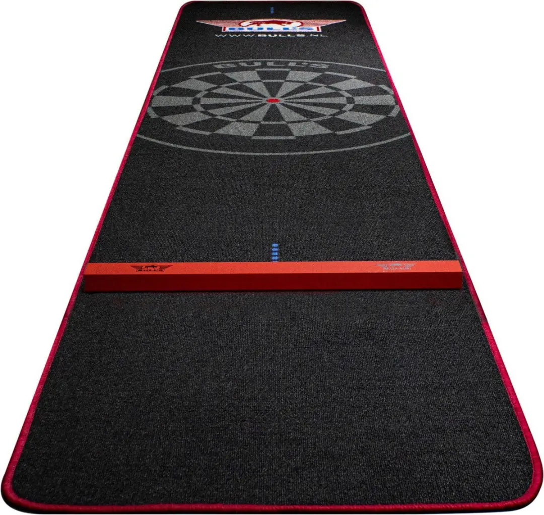 Bulls Carpet Dartmat BU67836 - 300x60cm - Rood