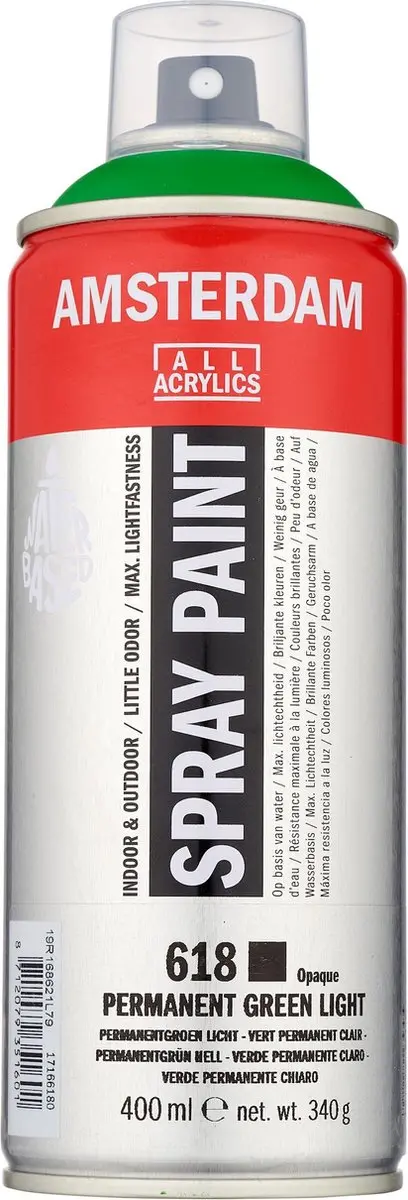 Amsterdam Spraypaint 618 Permanentgroen 400ml