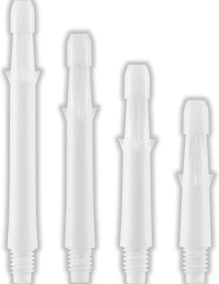 L-Style L-Shaft Locked Straight Wit - 3 Stuks