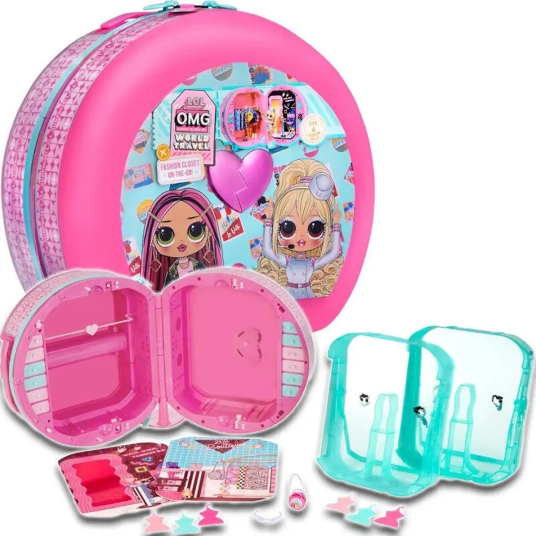 LOL! Surprise OMG World Travel Rolkoffer Roze