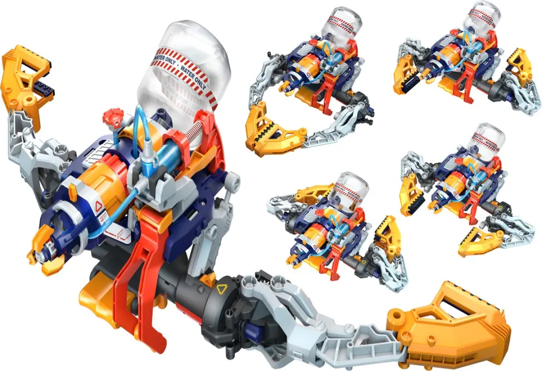 Powerplus Alpaca 5 Cyborg Waterpistool - 0,5L - Oranje/Rood/Blauw