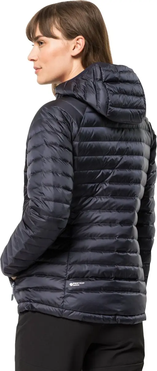 Jack Wolfskin Passamani Down Hoody - Vrouwen L - Kastanjebruin