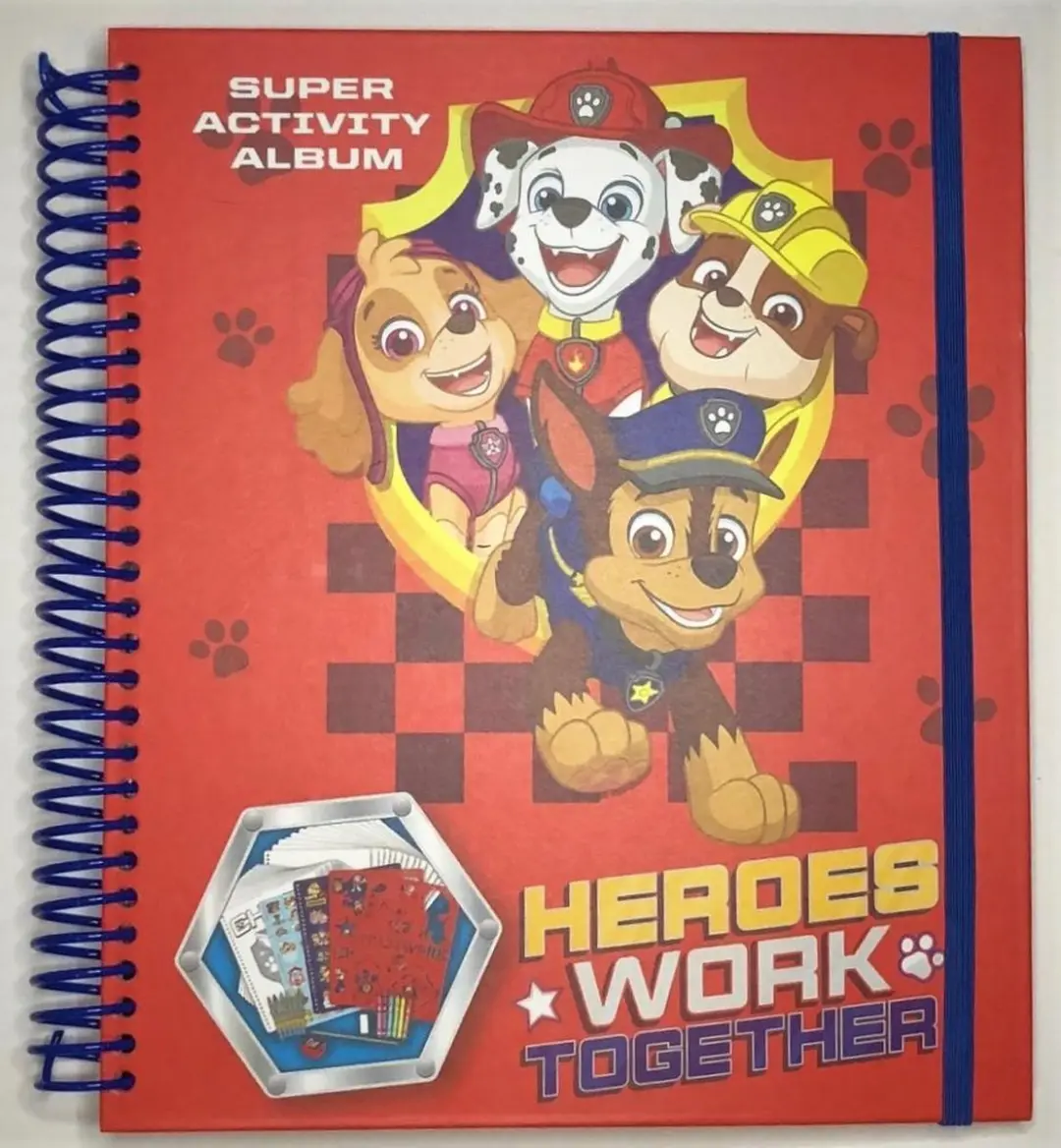 PAW Patrol Super Activity Album - 30 Pagina's - Rood