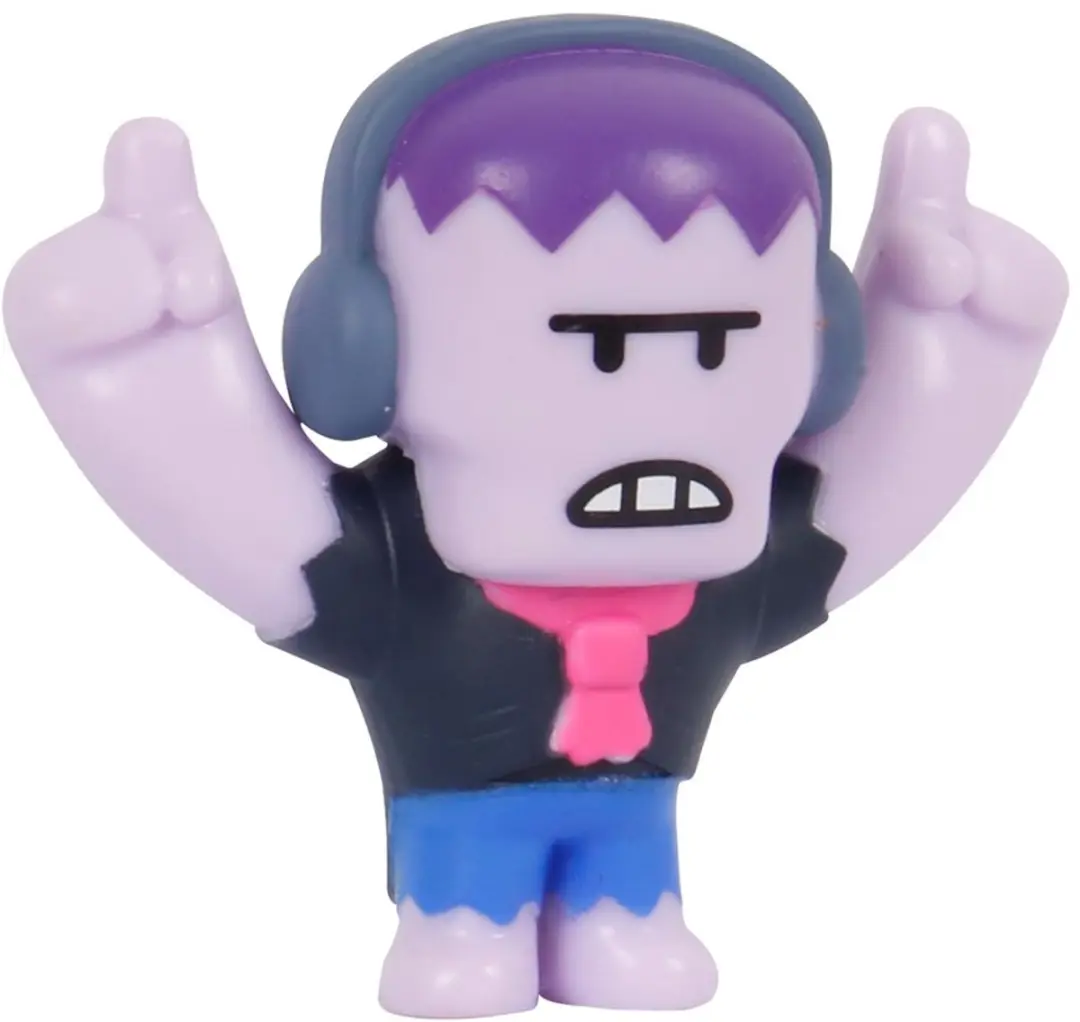 PMI Serie 2 Brawl Stars Speelfigurenset - 8 Stuks - Zwart - afbeelding 6 van 6