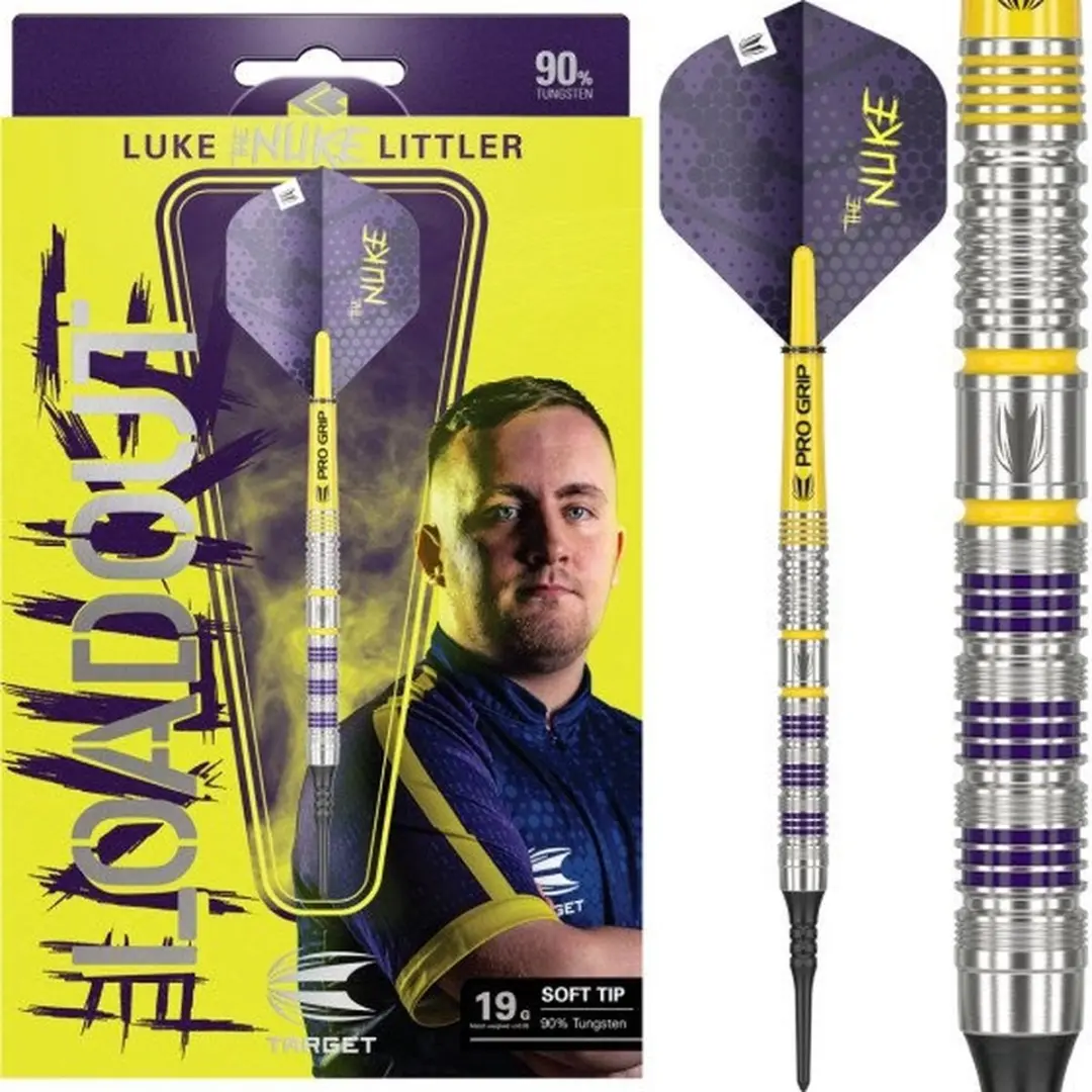 Target Luke Littler Loadout 90% Soft Tip Darts - 3 Stuks