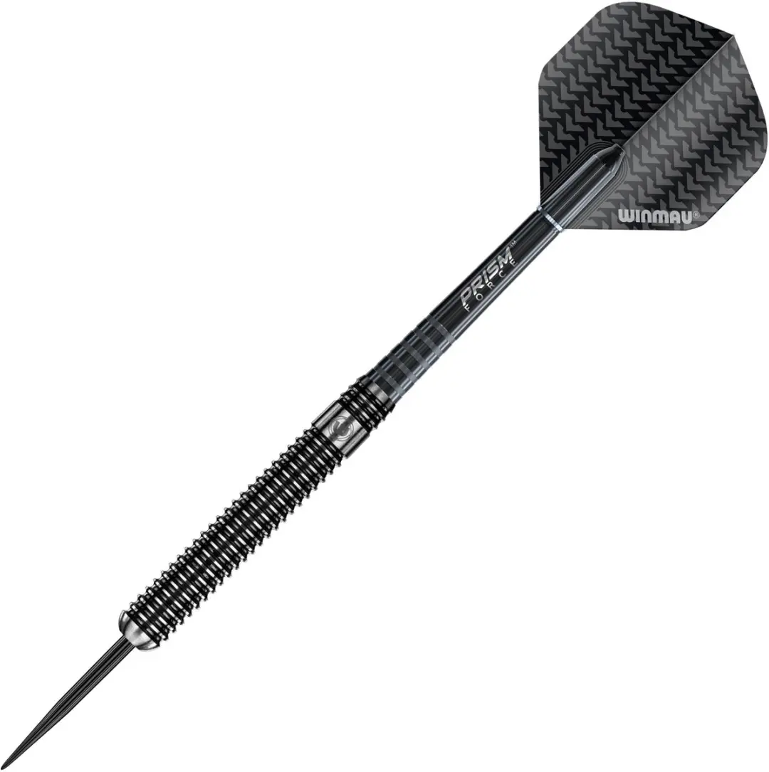 Winmau Blackout 1 Dartpijlen - 3 Stuks - Zwart/Zilver