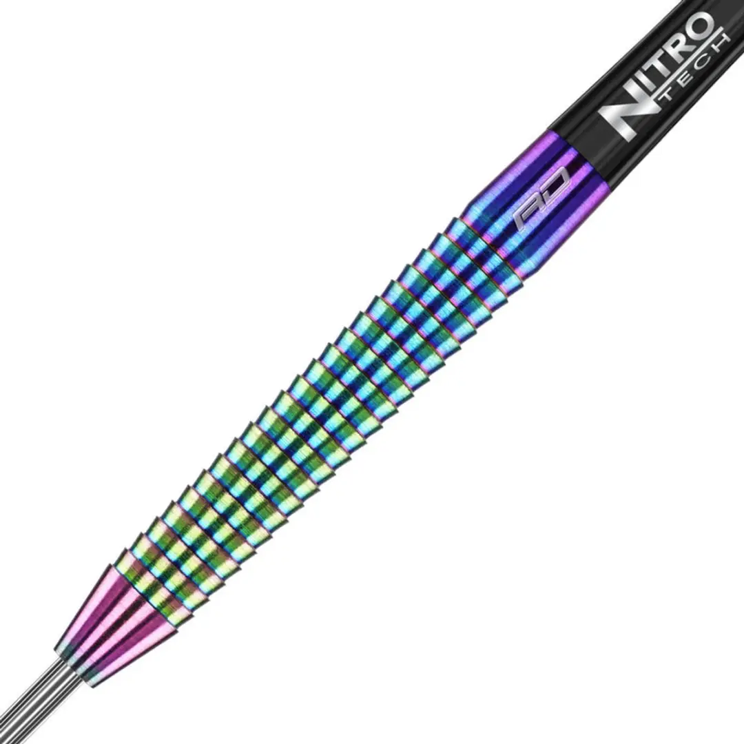 Red Dragon Razor Edge Spectron Dartpijlen 3 Stuks - Regenboog