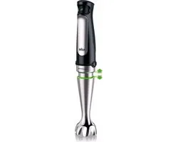 Braun MultiQuick 7X MQ7035X Staafmixer - 1000W - 30 Snelheden - Zwart