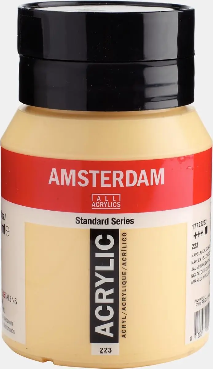 Amsterdam Standard Acrylverf 500ml - Napelsgeel Donker