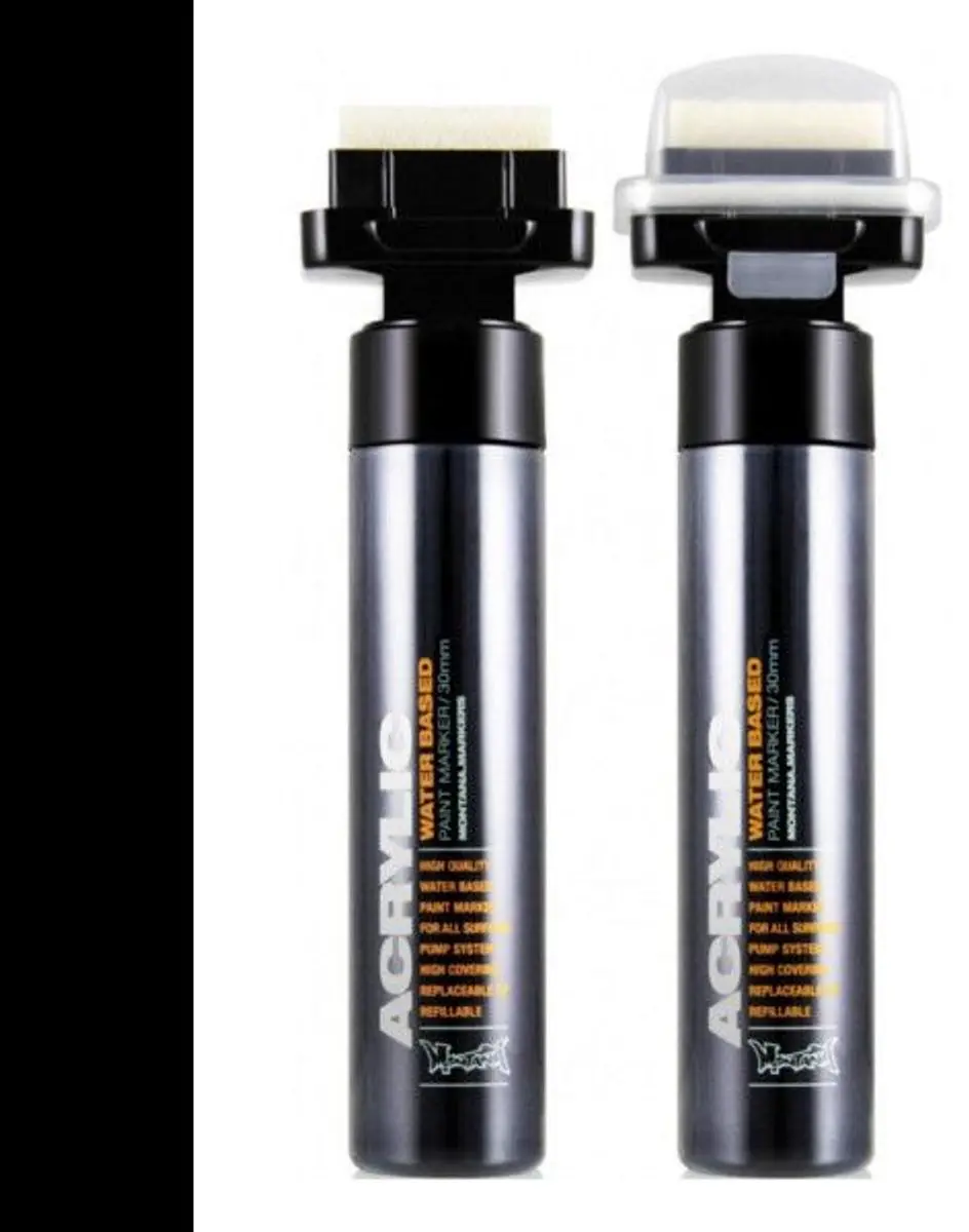 Montana ACRYLIC Marker 30mm Shock Black - Zwart