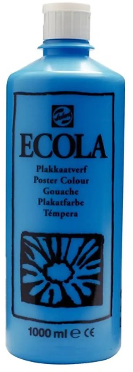 Talens Ecola Plakkaatverf Lichtblauw 1000ml