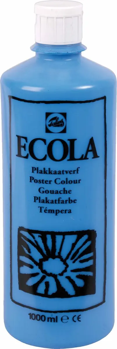 Talens Ecola Plakkaatverf Lichtblauw 1000ml
