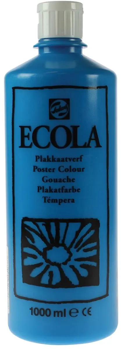 Talens Ecola Plakkaatverf Lichtblauw 1000ml