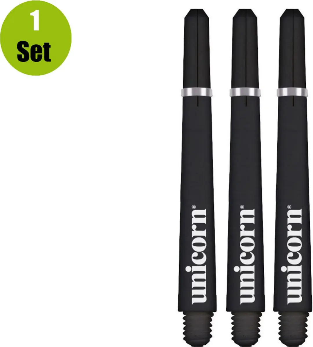 Unicorn Gripper 4 Dart Shafts 78903 - 3 Stuks - Zwart
