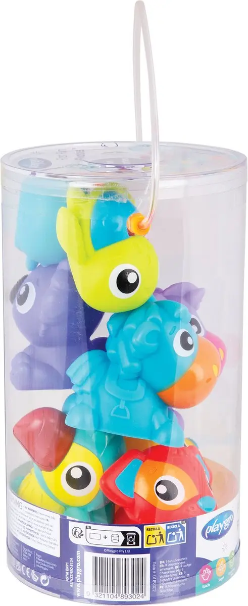 Playgro First Fun Floaties Badspeelgoed - 8 Stuks Multicolor