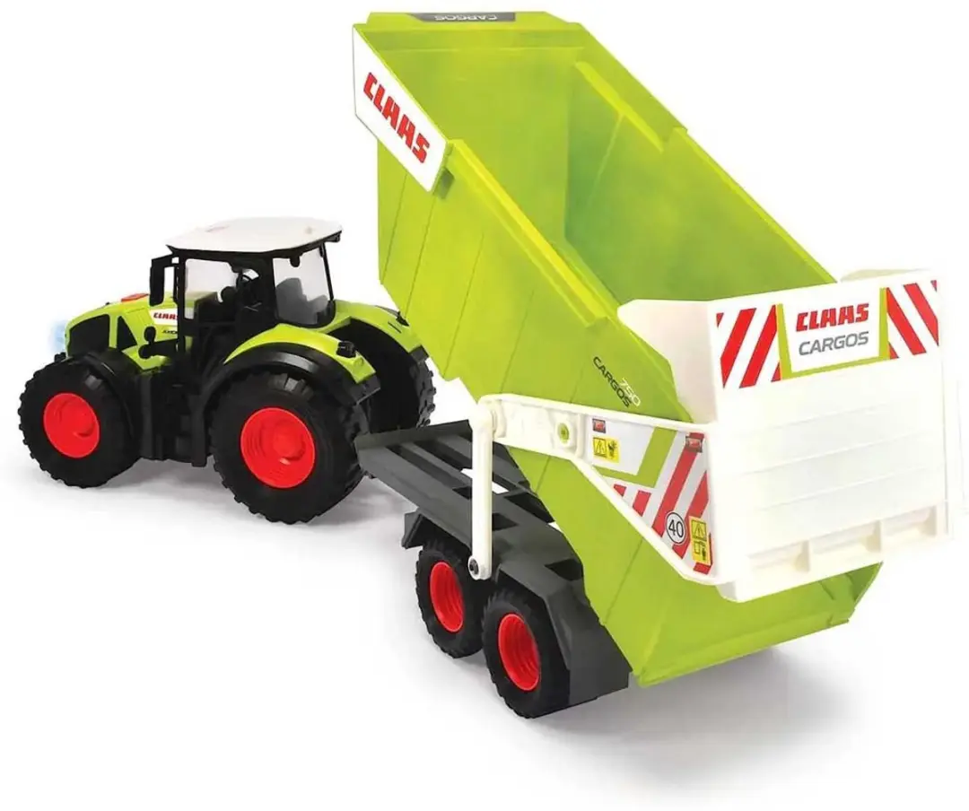 Dickie CLAAS Farm Tractor & Trailer 203739004 - Meerkleurig