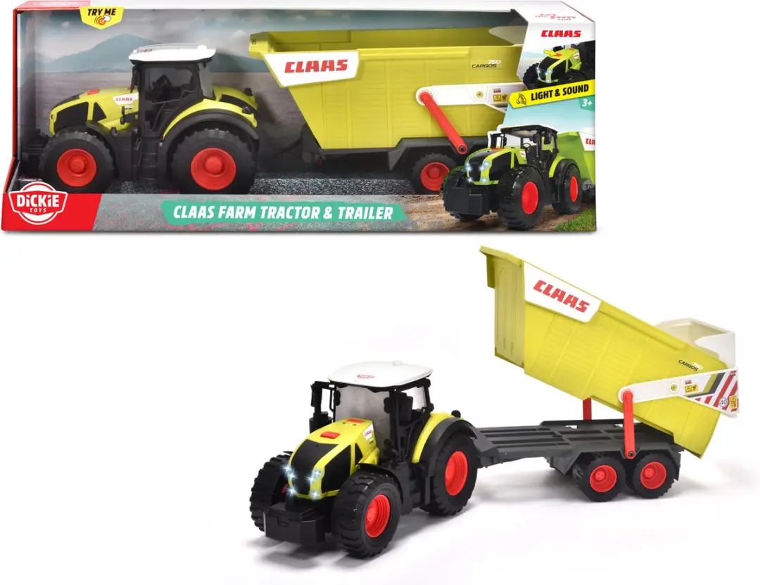 Dickie CLAAS Farm Tractor & Trailer 203739004
