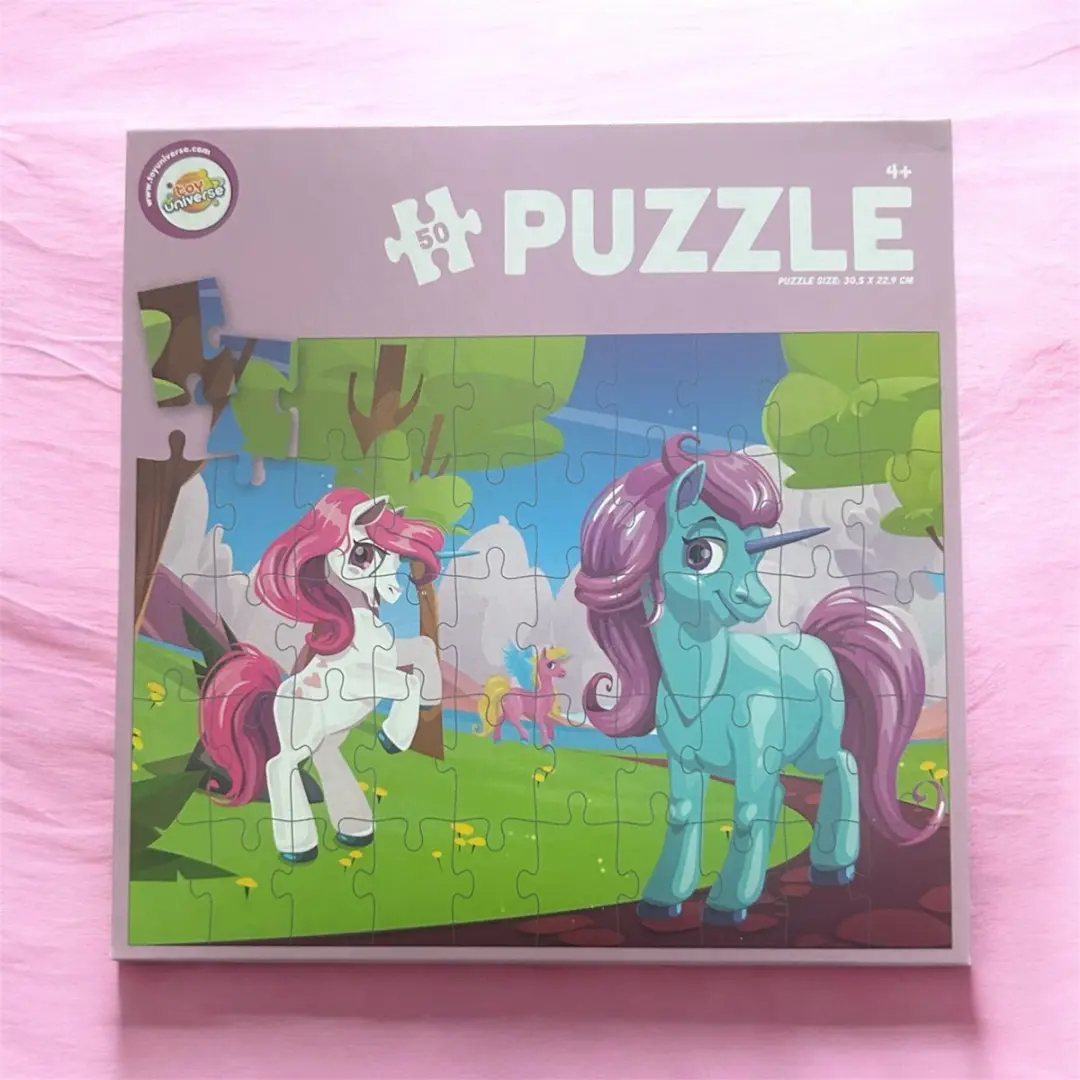 Unicorn Eenhoornwandeling 50-stuks Puzzel