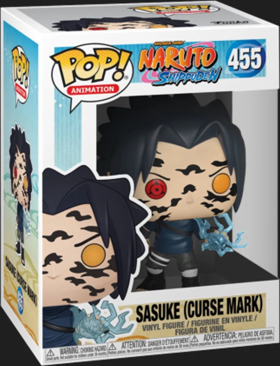 Funko Pop! Naruto Sasuke met Vloekstekens US Exclusive 35525