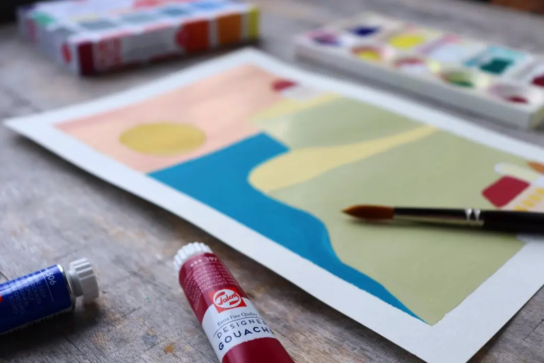 Talens Gouache Colour Mixing Set 5x50ml - 250ml