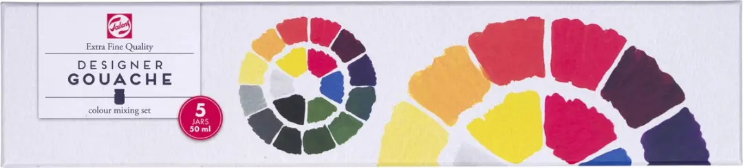Talens Gouache Colour Mixing Set 5x50ml