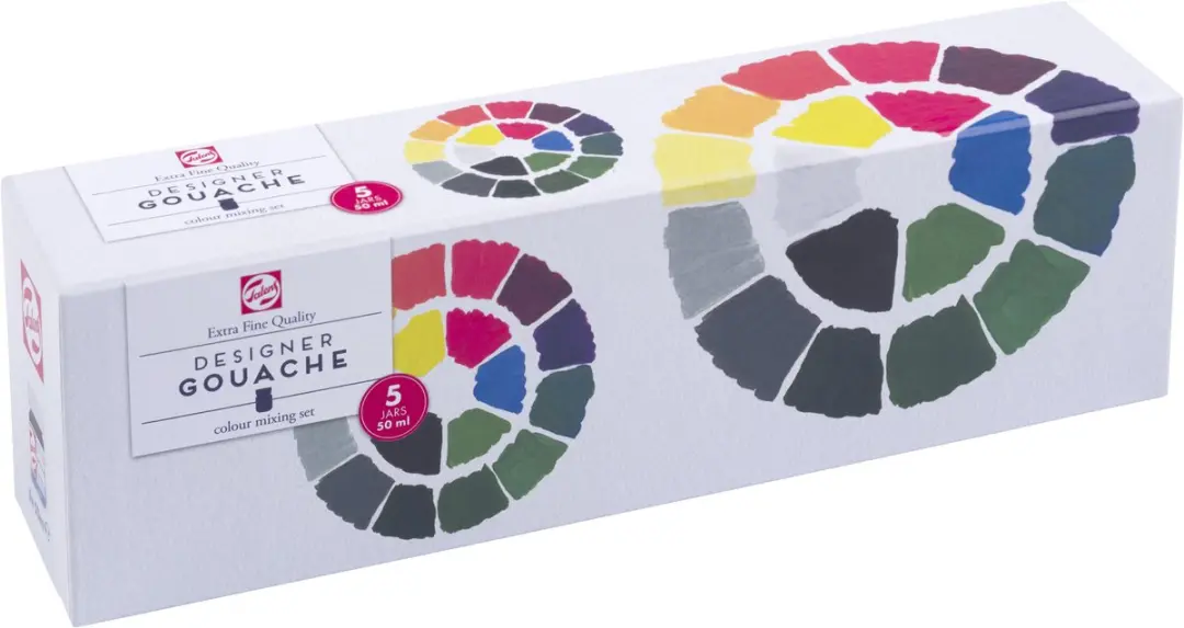 Talens Gouache Colour Mixing Set 5x50ml - 250ml
