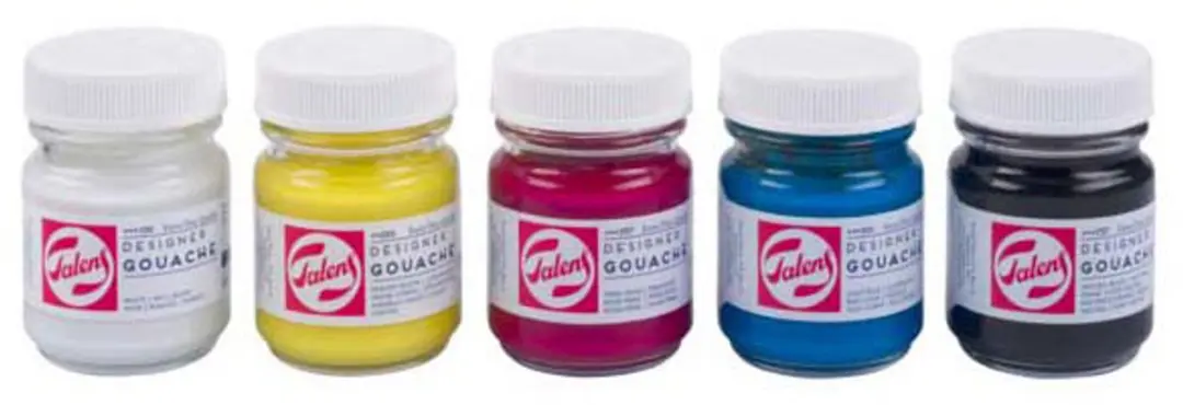 Talens Gouache Colour Mixing Set 5x50ml - 250ml